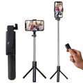 Selfie Stick Tripod, 67 Inch (170CM) Tripod for Mobile Phone, Multi-Functional Bluetooth remote Compatible  All Smartphones