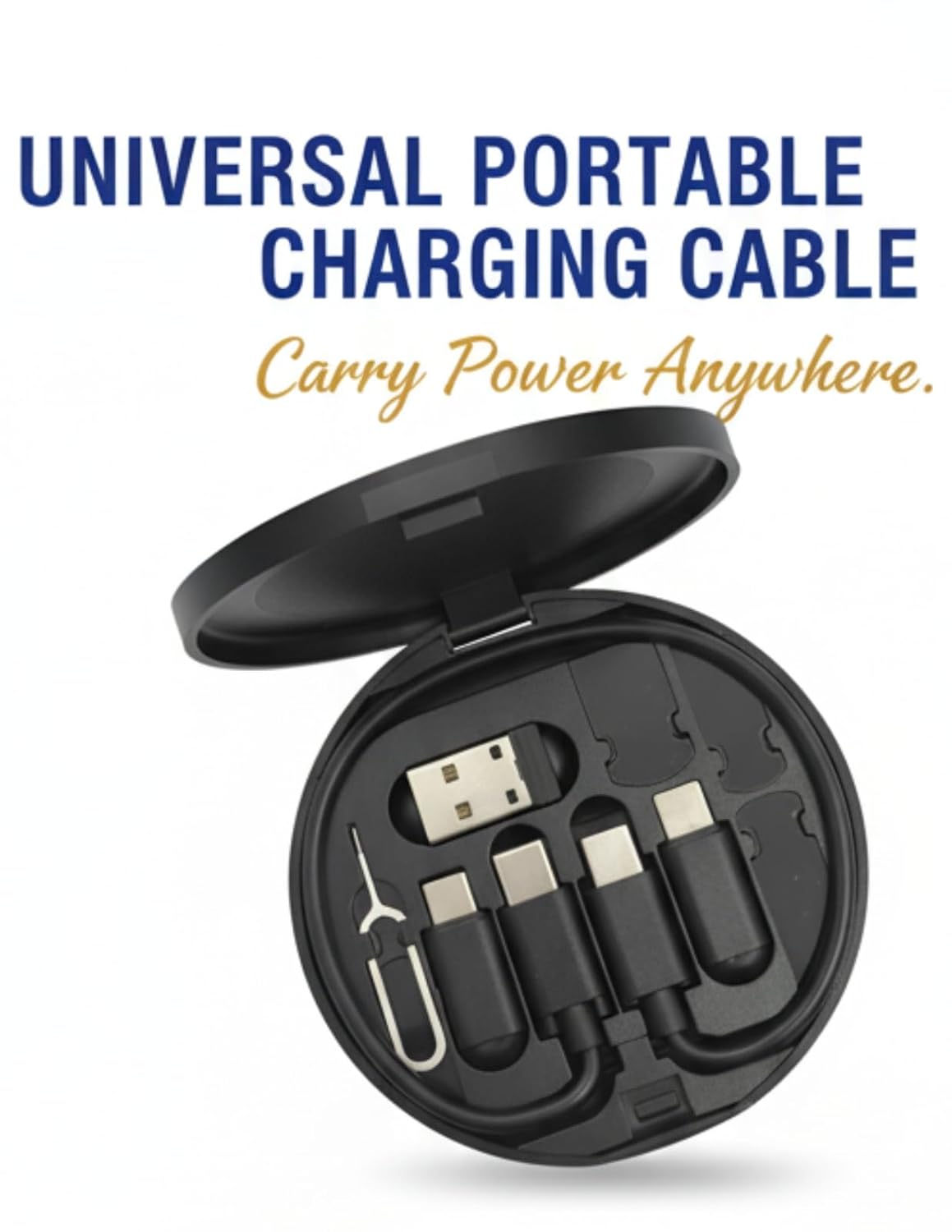 Fast Charging, Type-C, Lightning, Micro USB, Travel Kit, Mobile Stand, iPhone, Samsung, and Android
