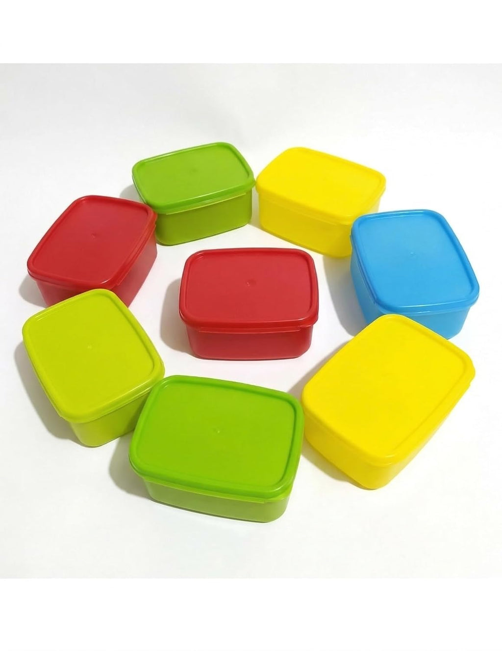 Food Storage Containers with Lids, containers for home kitchen, storage containers kitchen set, Multicolour, Set of 7