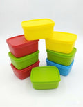 Food Storage Containers with Lids, containers for home kitchen, storage containers kitchen set, Multicolour, Set of 7