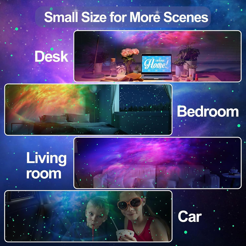 Plastic Astronaut Night Light Galaxy LED Projector Lamp with Remote Control, and 360° Adjustable